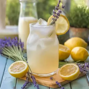 Coconut Lavender Lemonade Mocktail Recipe