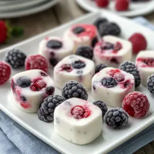 Frozen Yogurt Berry Bites
