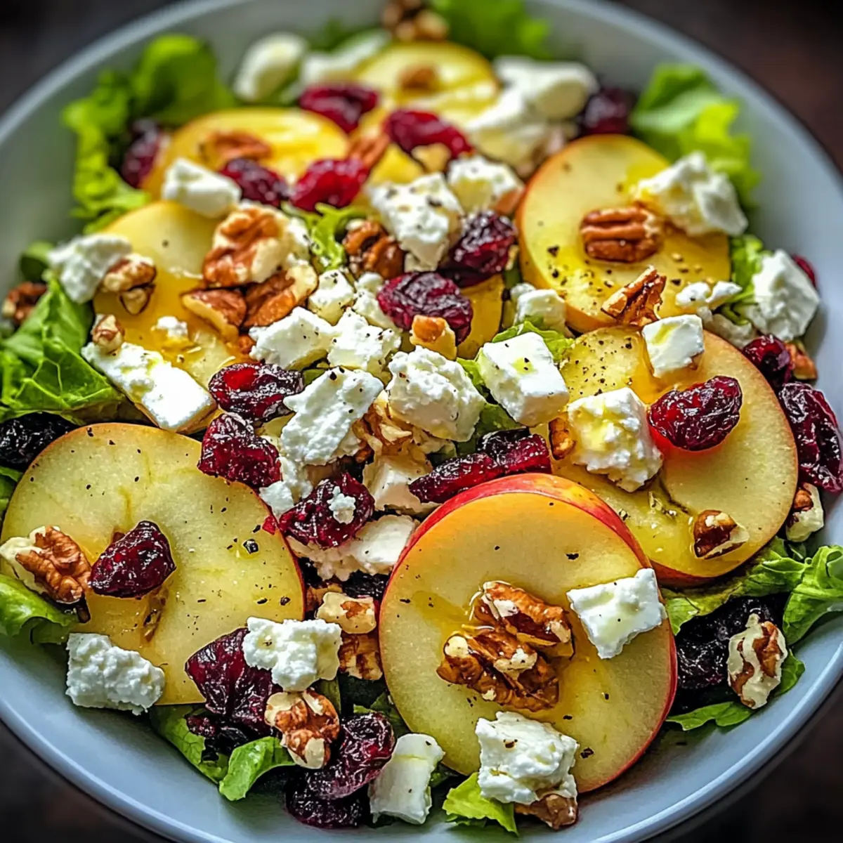 Vibrant Honeycrisp Apple Feta Salad