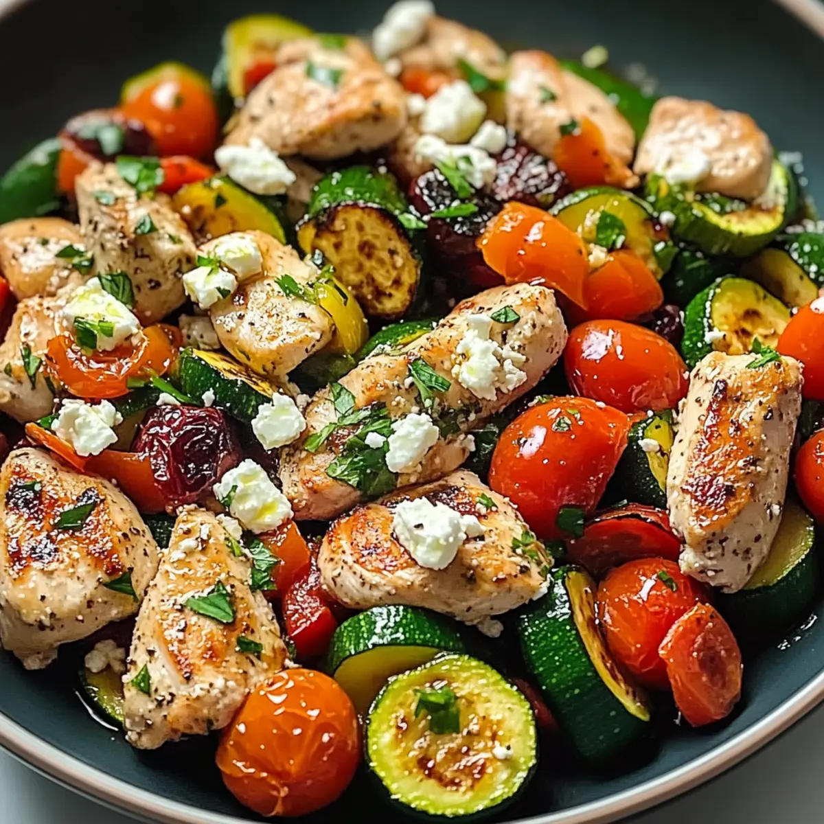 Mediterranean Chicken Stir Fry