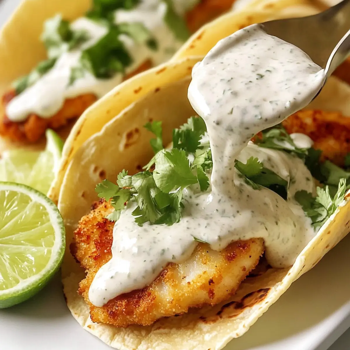 Fish Taco White Sauce