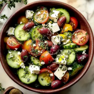 Authentic Mediterranean Greek Salad