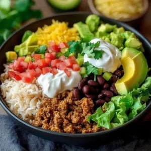 Quick and Easy Taco Bowl