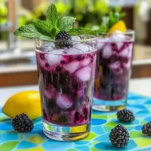 Blackberry Lemon Mocktail Recipe