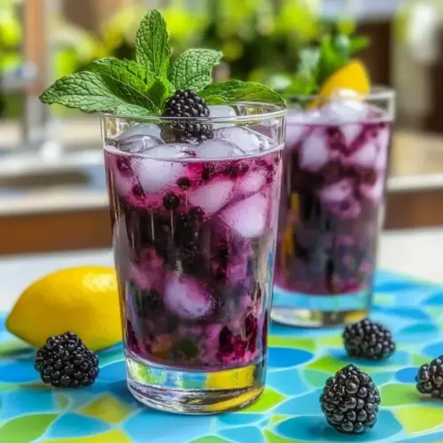 Blackberry Lemon Mocktail Recipe