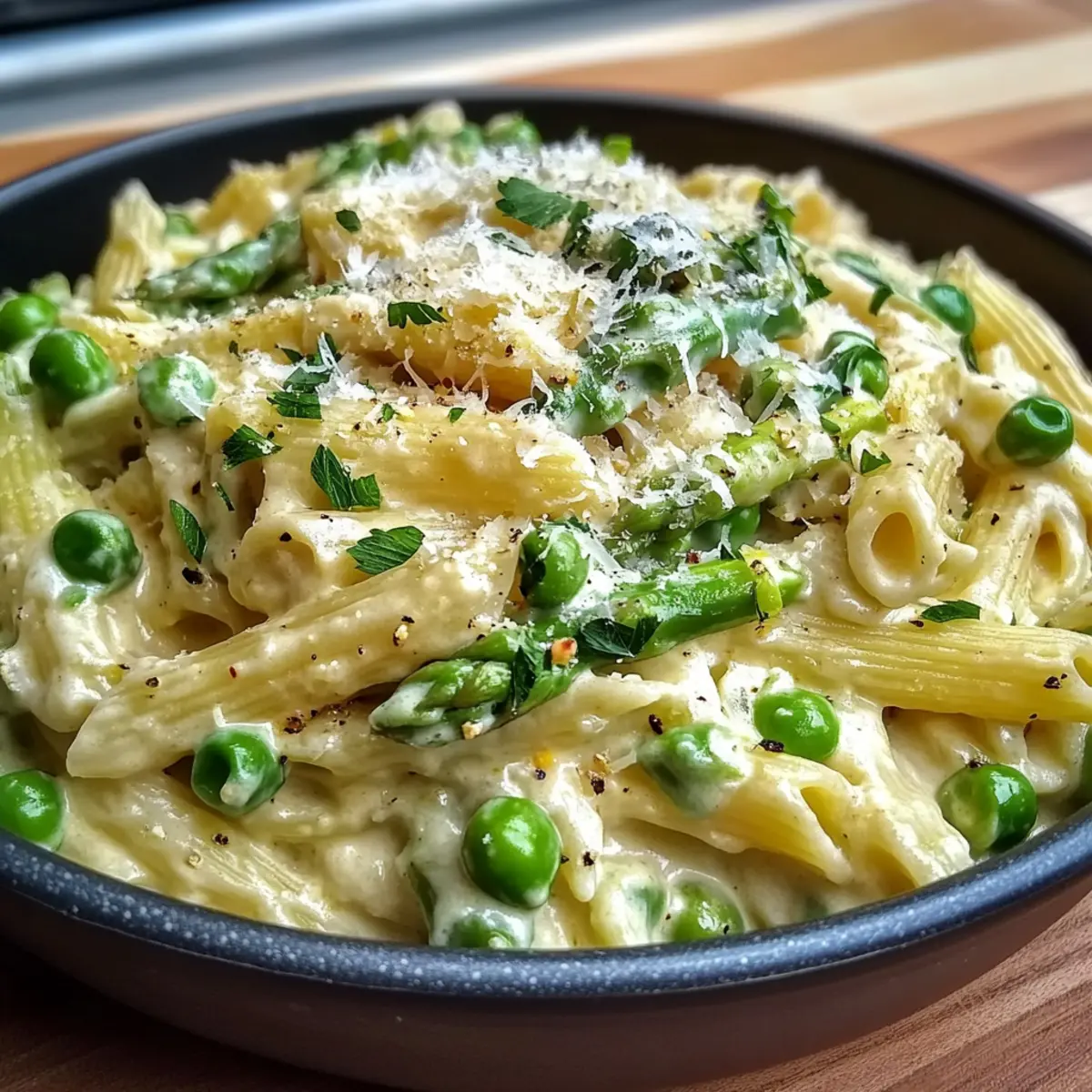 Creamy One-Pot Spring Vegetable Pasta