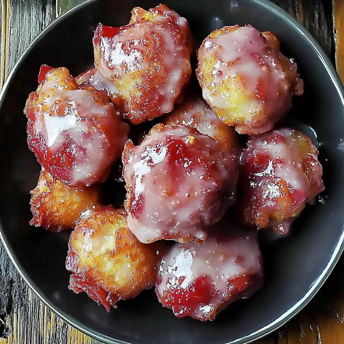 Rhubarb Fritters