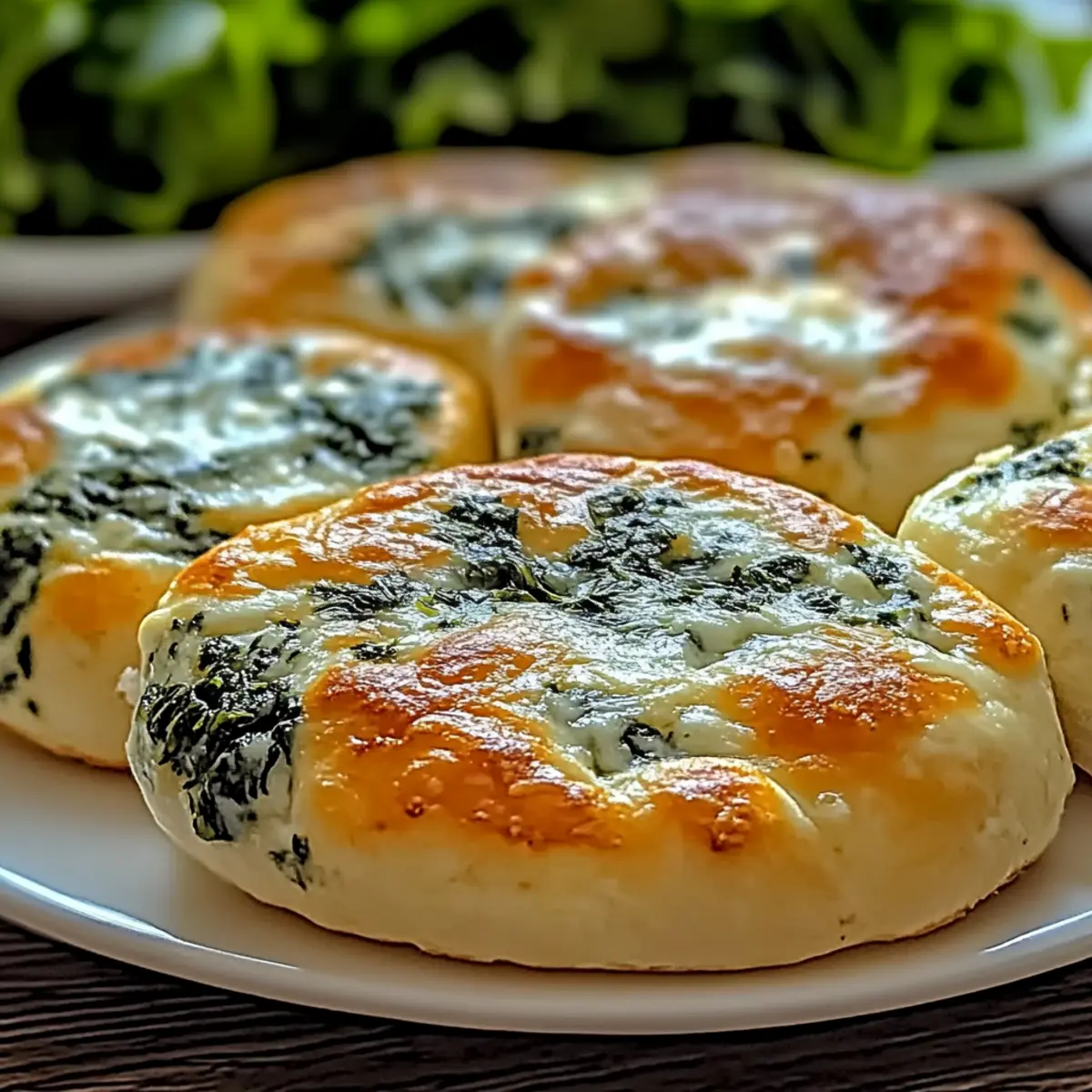 Easy Spinach Cottage Cheese Flagels