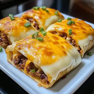 Loaded Cheesy Pocket Tacos