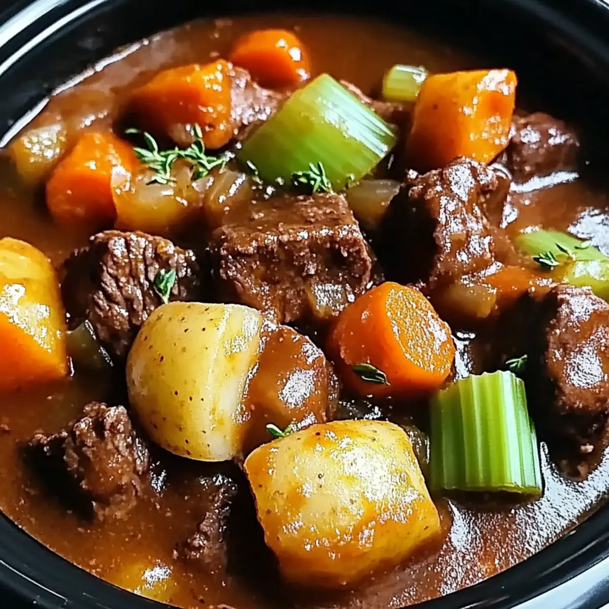 Healthy Crockpot Beef Stew