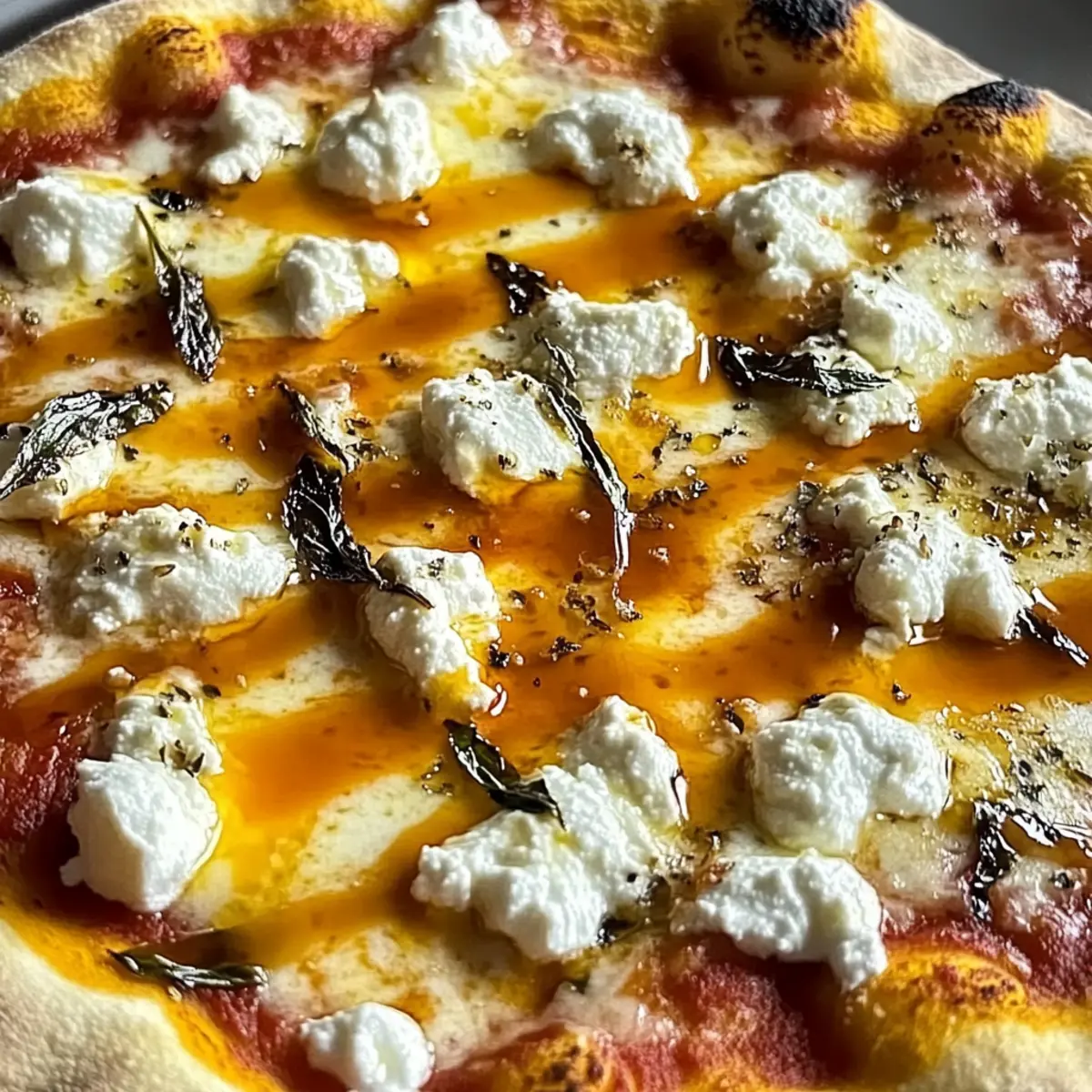 Hot Honey Ricotta Pizza