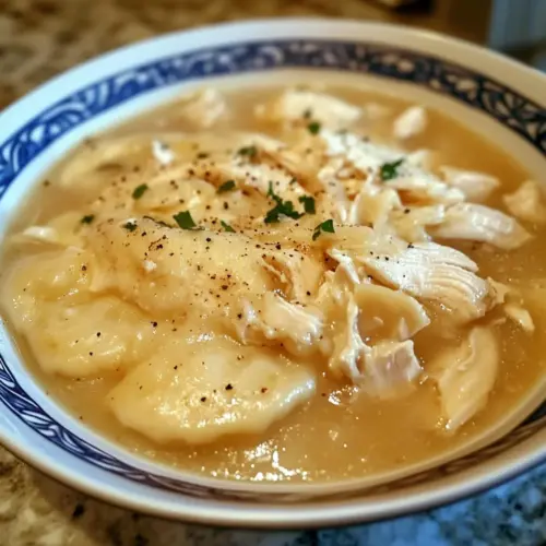 Homemade Chicken and Dumplings