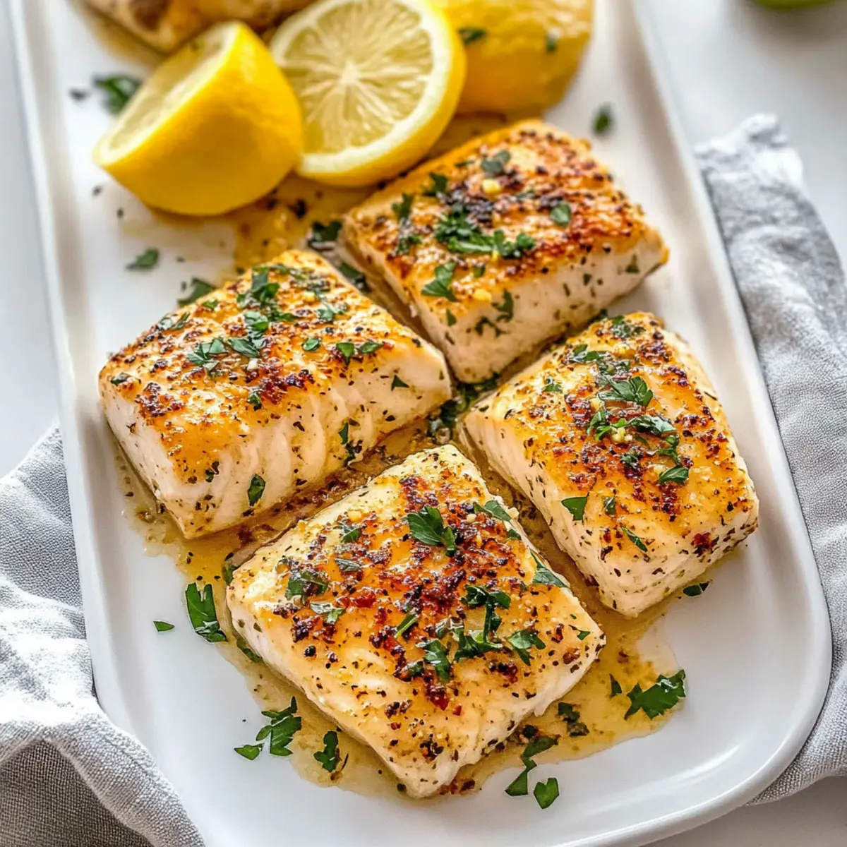 Lemon Butter Baked Mahi Mahi