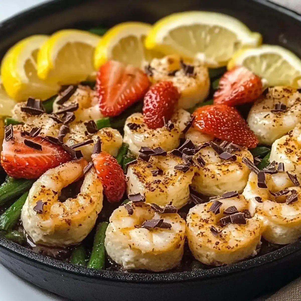 Lemon Garlic Shrimp and Asparagus
