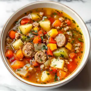 Sausage and Vegetable Soup