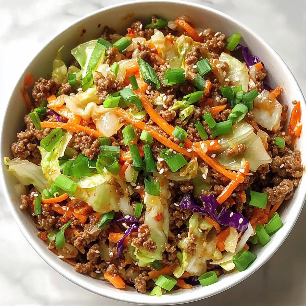 QUICK EGG ROLL IN A BOWL