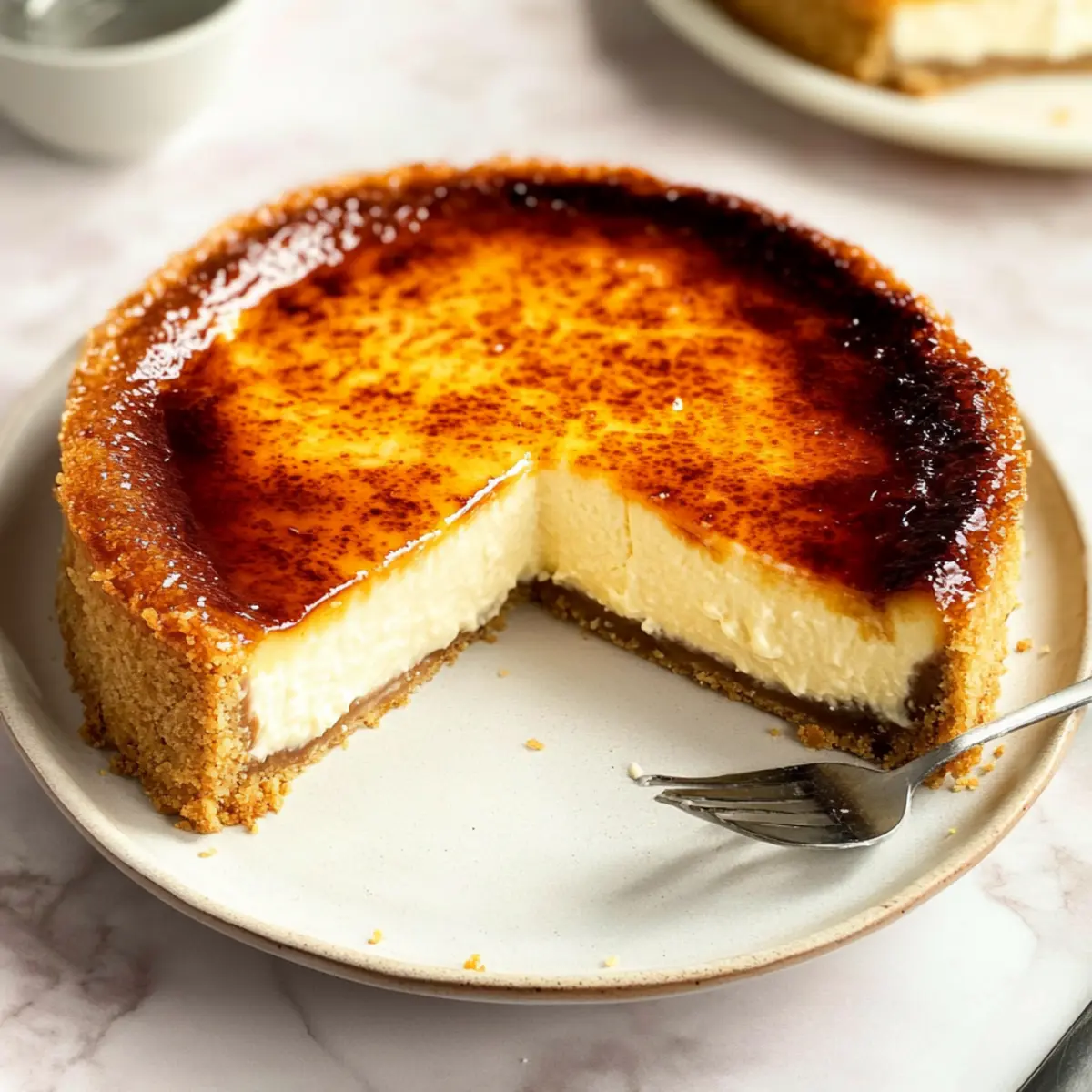 Creamy Creme Brulee Cheesecake