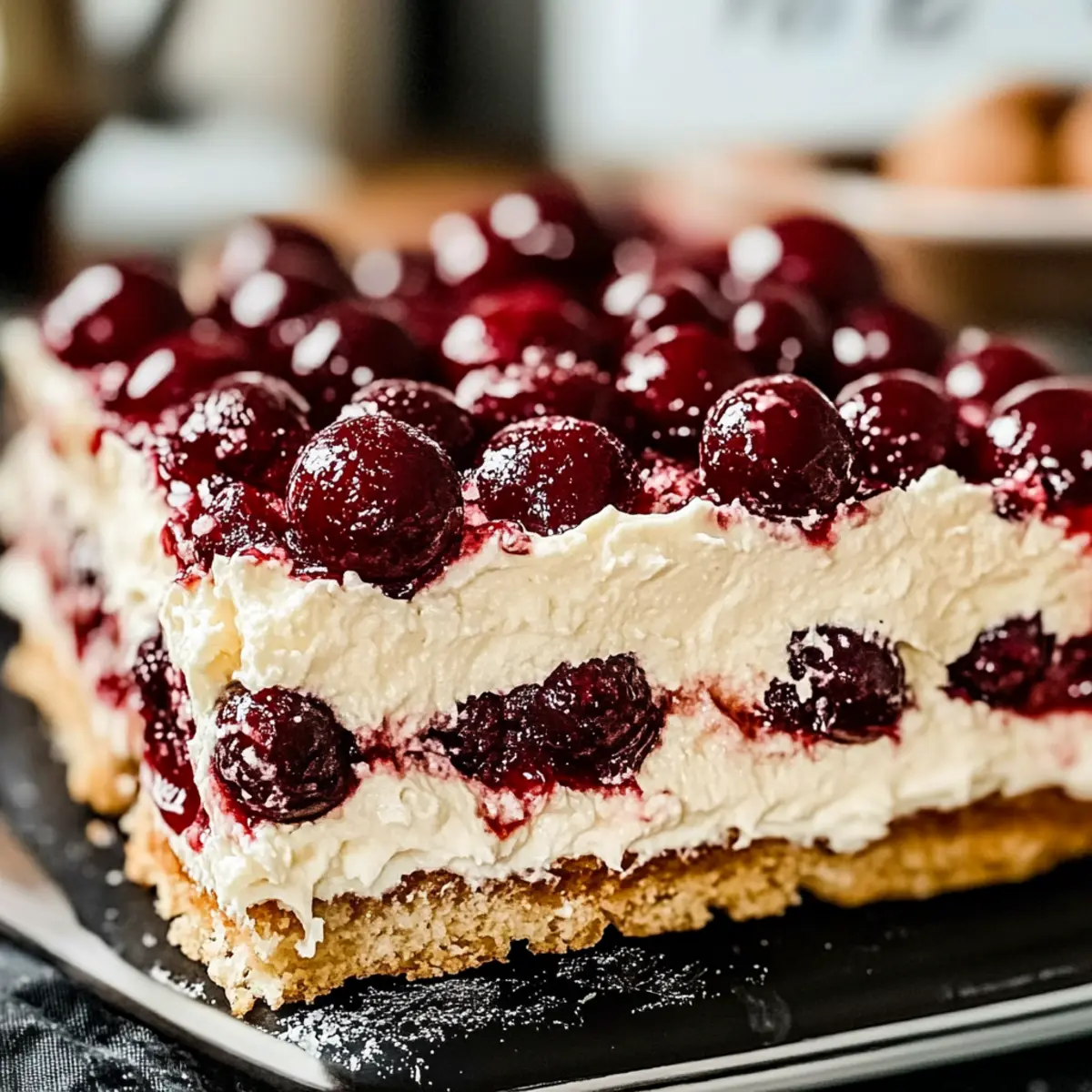 Cherry Amaretto Tiramisu Recipe