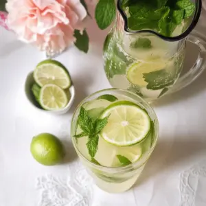 Sparkling Lime Mint Punch