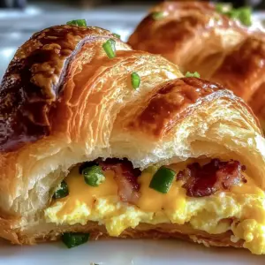 Loaded Breakfast Stuffed Croissants