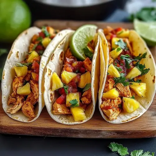 Pineapple Chicken Tacos