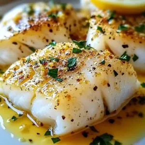 Lemon Garlic Butter Cod