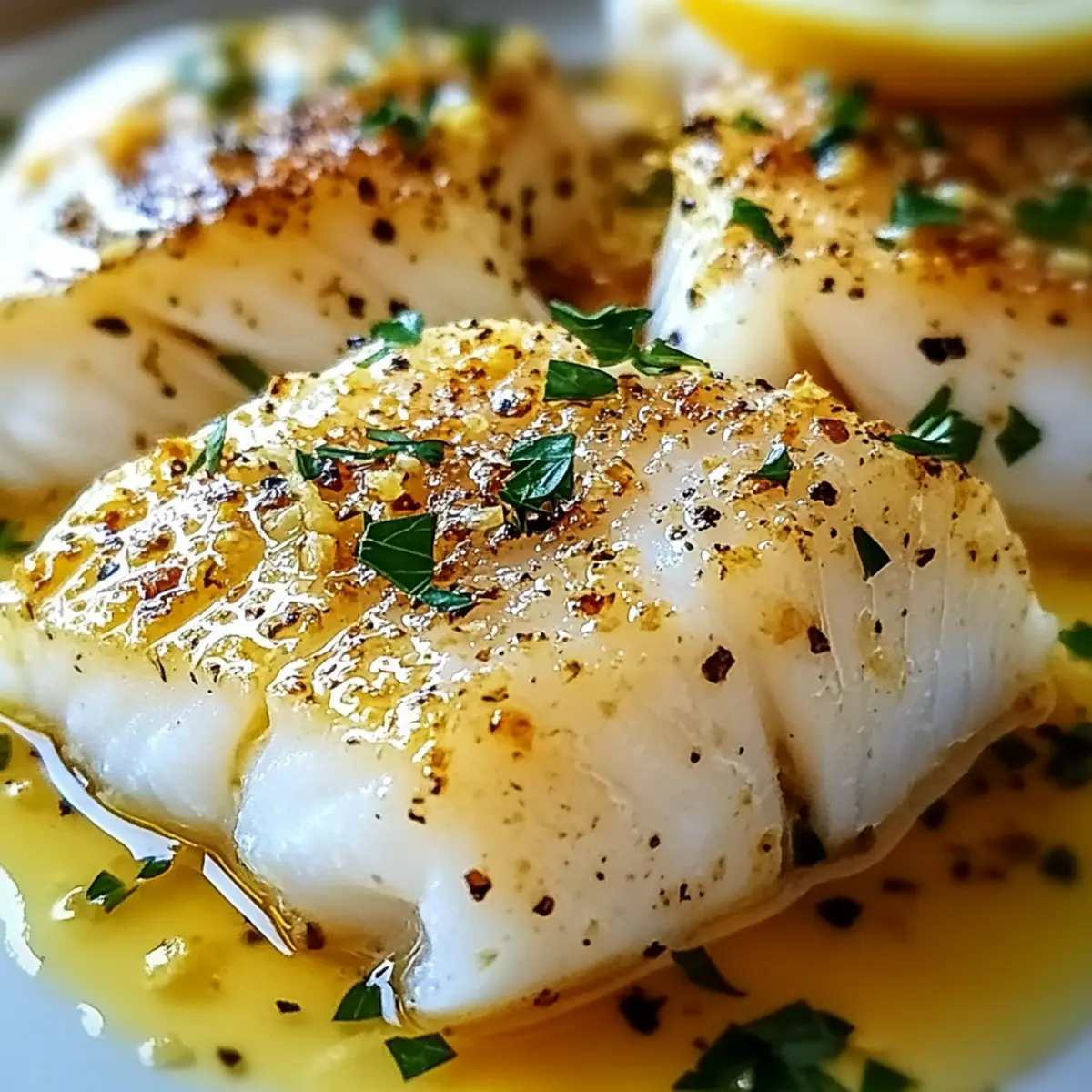 Lemon Garlic Butter Cod