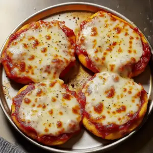 Mini High Protein Cottage Cheese Pizzas