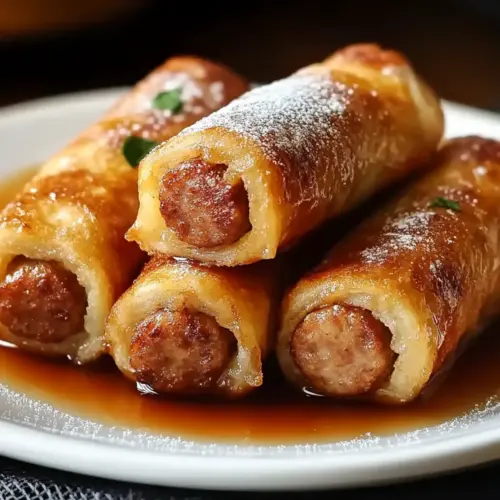 Sausage French Toast Roll-Ups