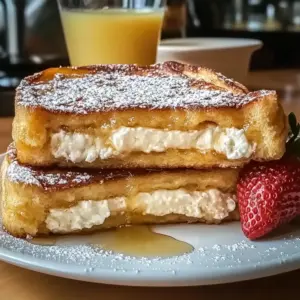 Stuffed Cream Cheese French Toast