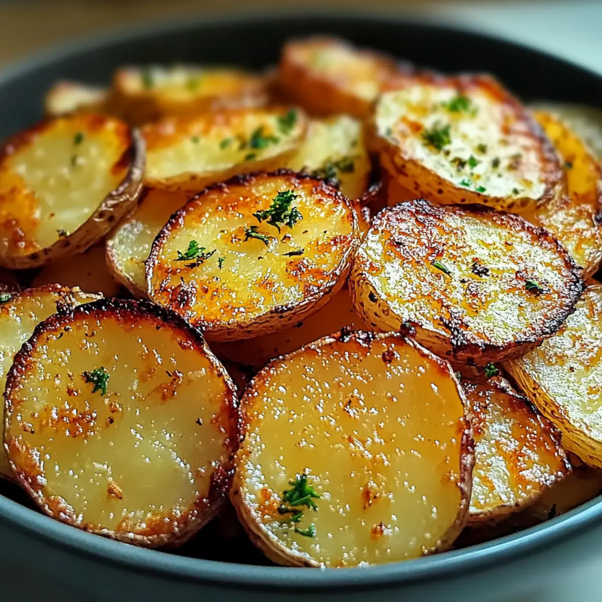 Crispy Sliced Potatoes