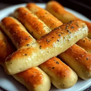 Homemade Garlic Butter Breadsticks
