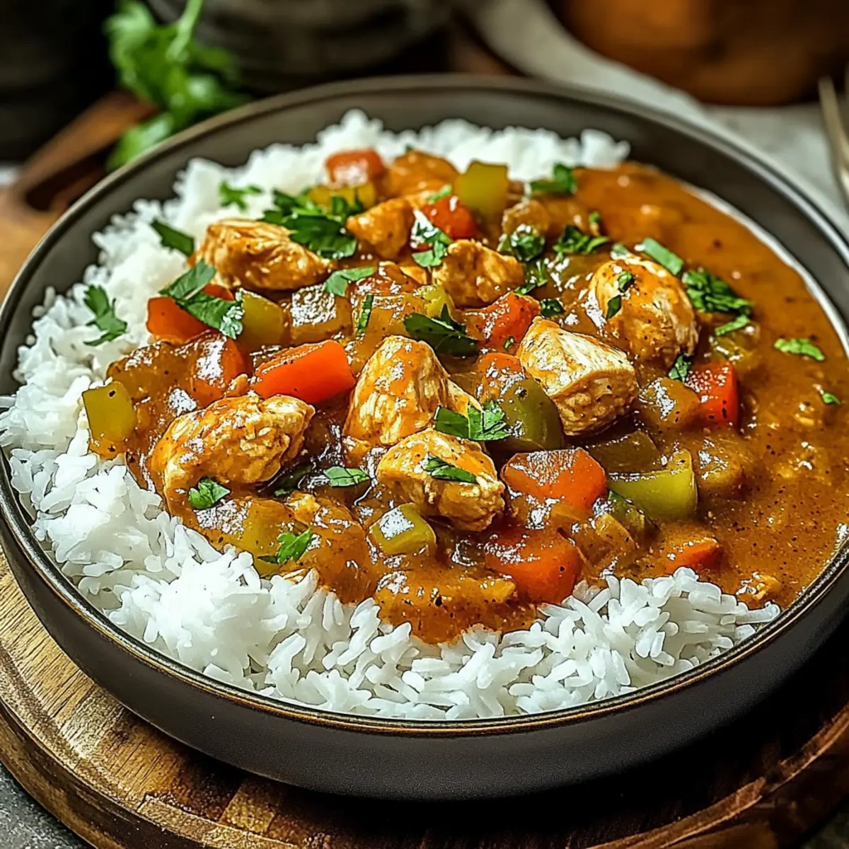 Savory Chicken Étouffée