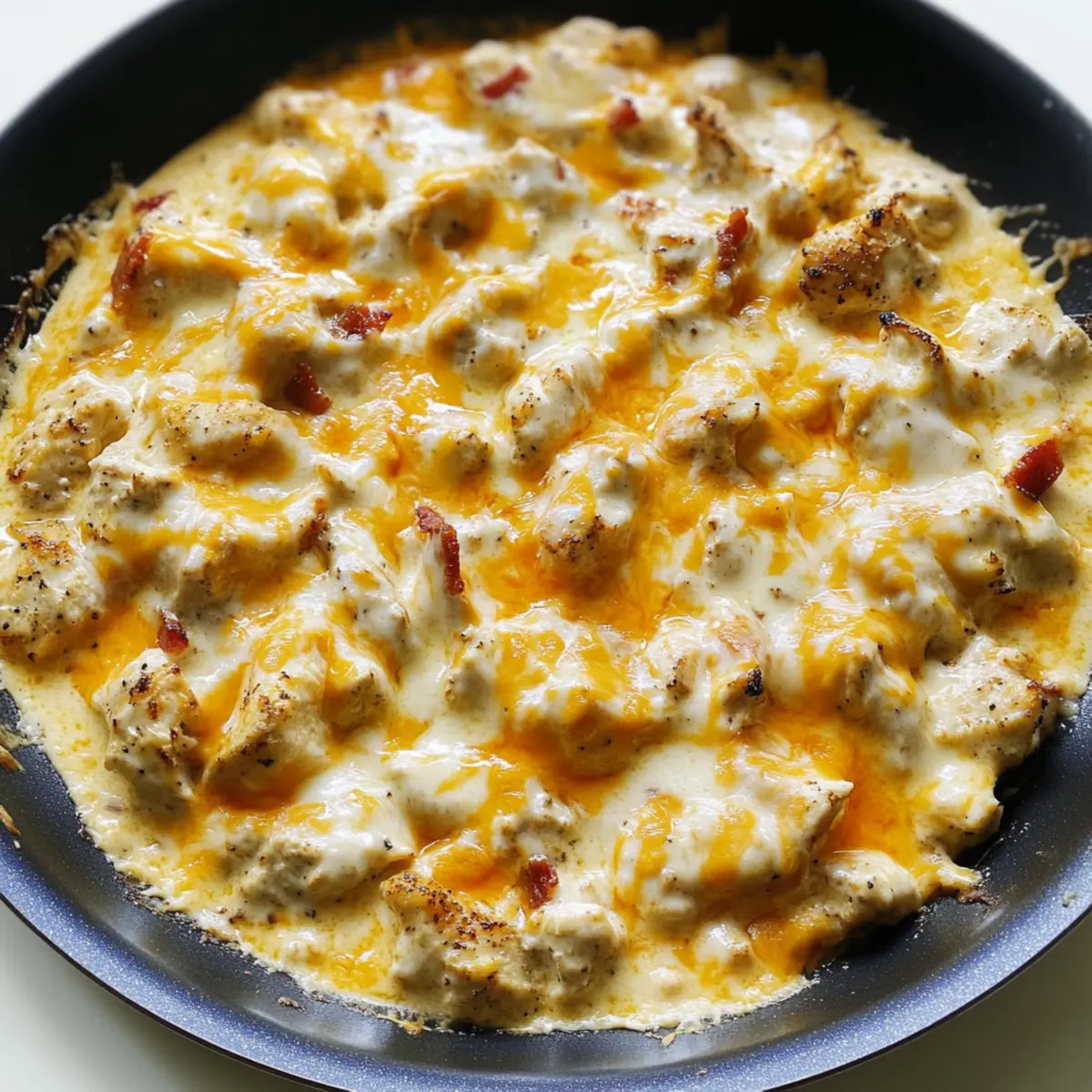 Keto Buffalo Chicken Skillet