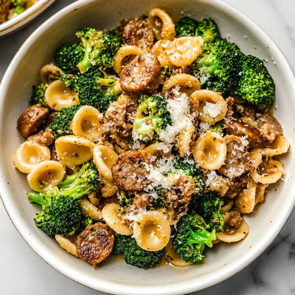 Orecchiette with Sausage and Broccoli