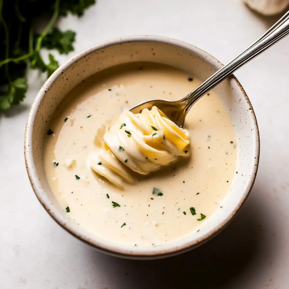 Quick Creamy Garlic Sauce