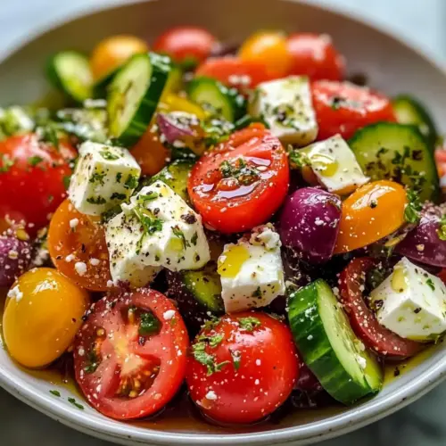 Authentic Mediterranean Greek Salad