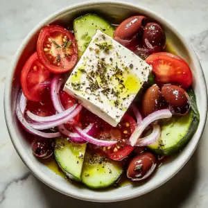 Authentic Greek Salad: