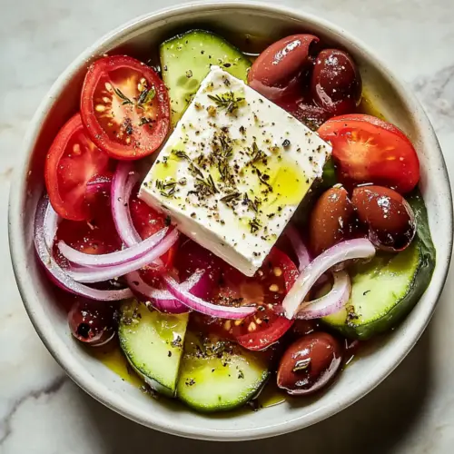 Authentic Greek Salad: