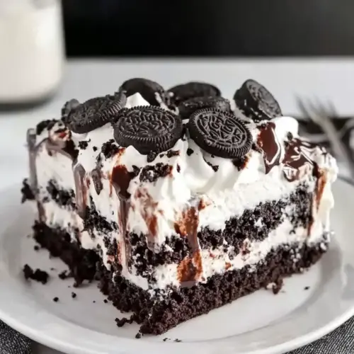 Oreo Poke Cake