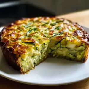 Crustless Zucchini Pie