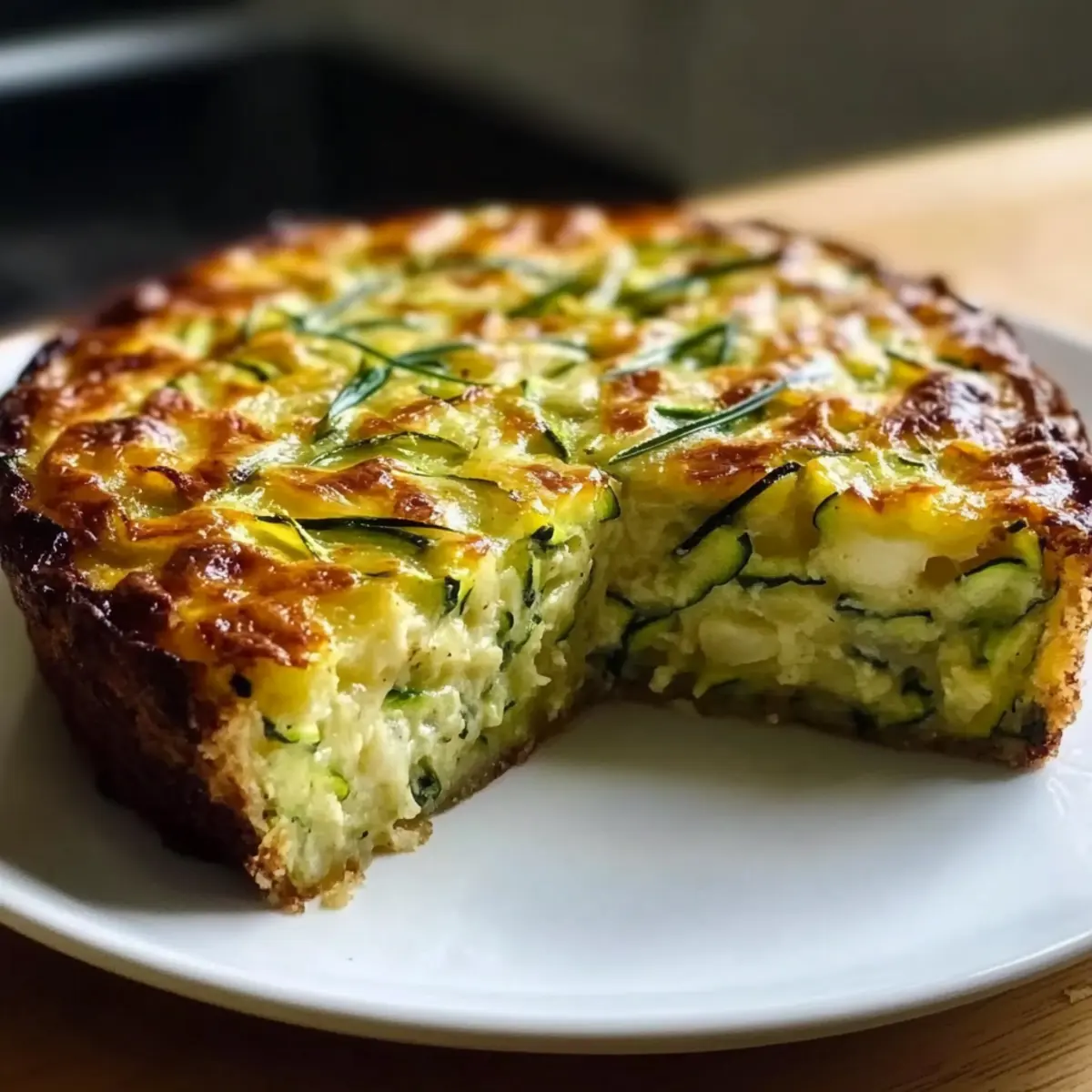 Crustless Zucchini Pie