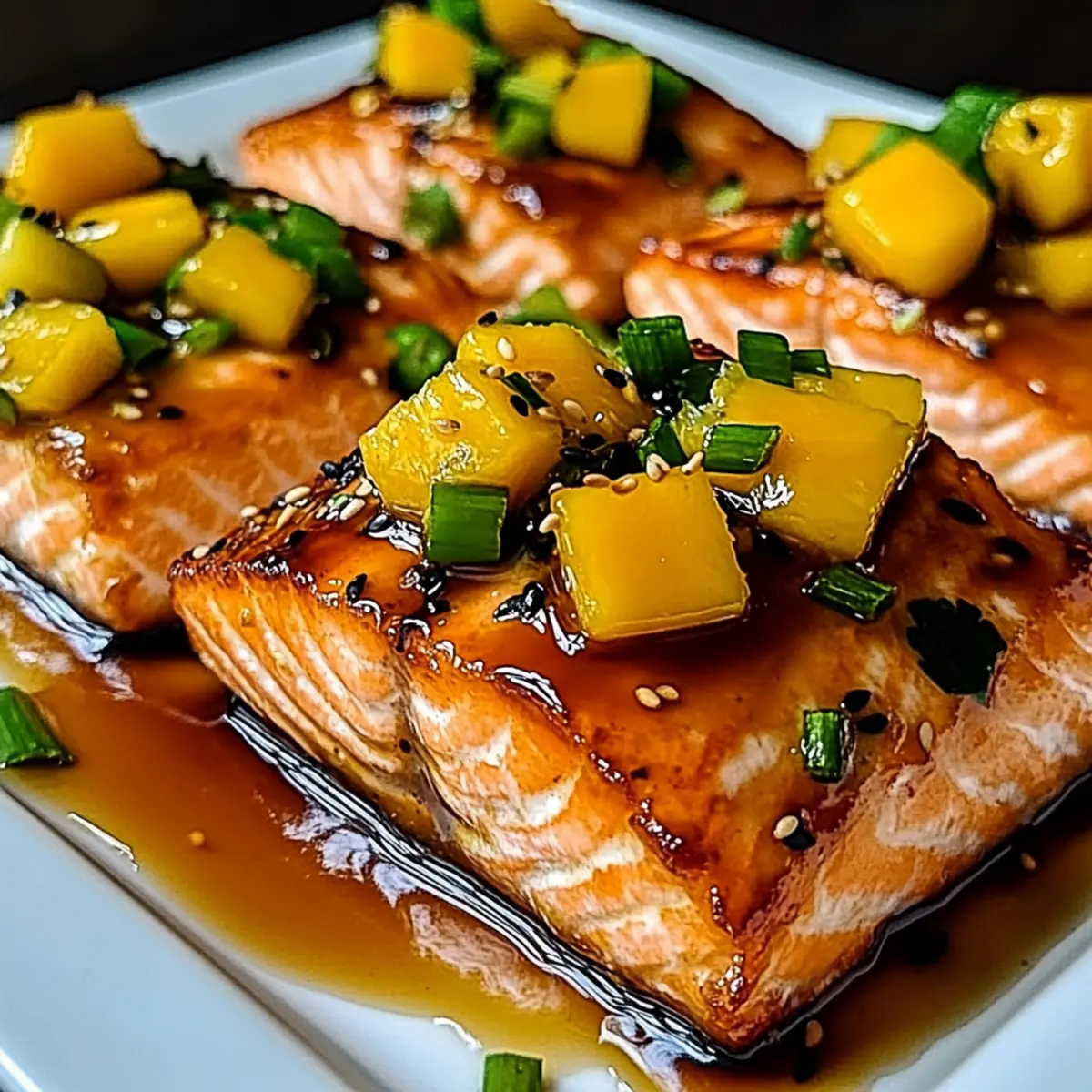 Mango Teriyaki Salmon Recipe