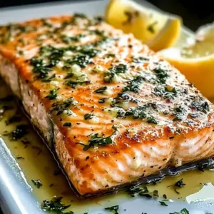 Garlic Butter Baked Salmon