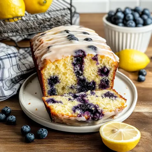 Lemon Blueberry Loaf Cake