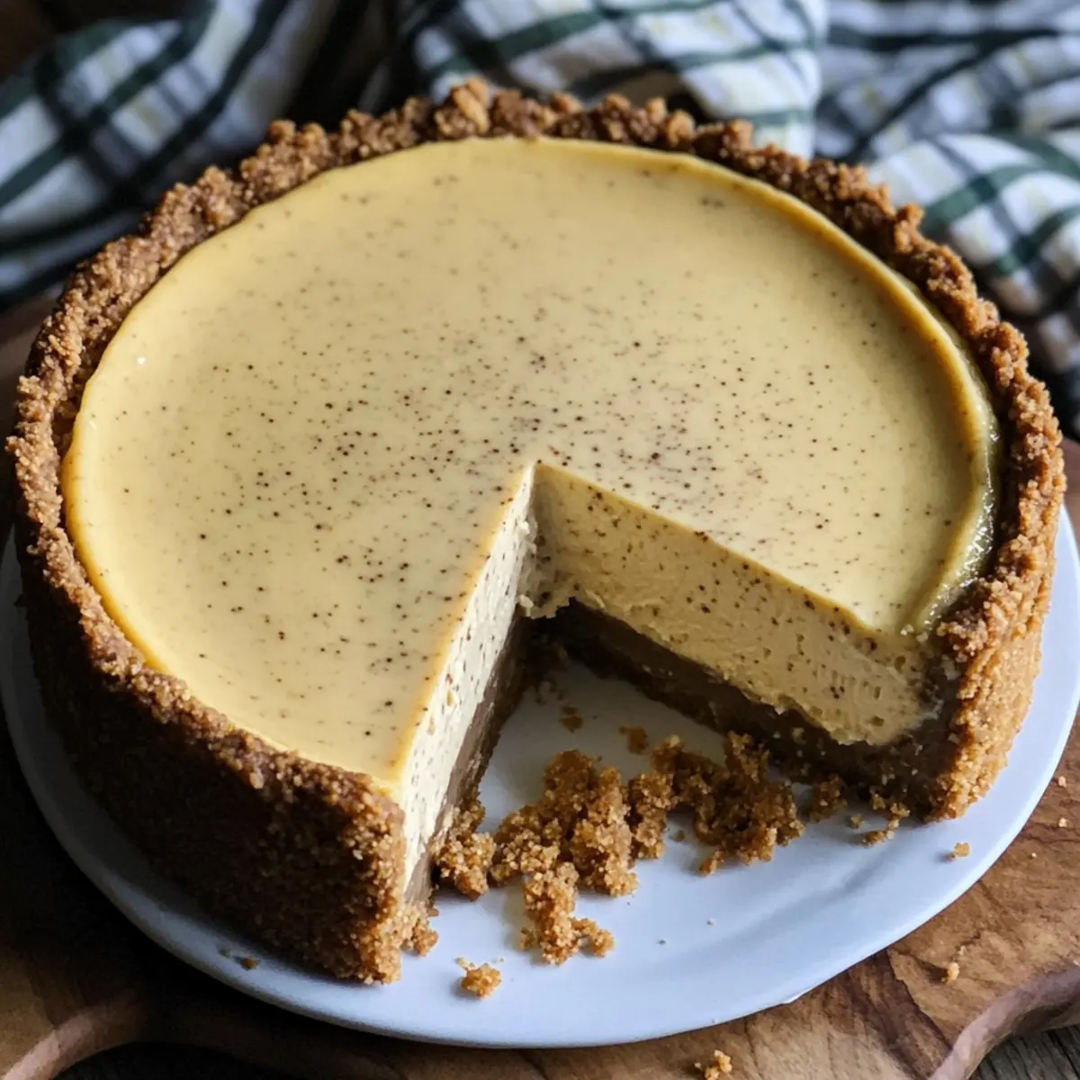 Vanilla Bean Brown Butter Cheesecake