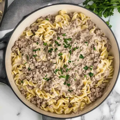 Ground Beef Stroganoff