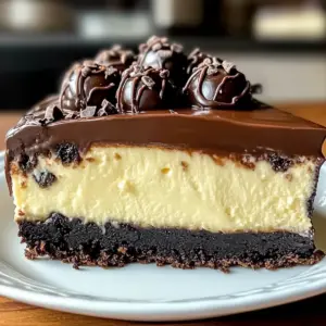 Boston Cream Pie Cheesecake