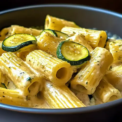 Lemon Zucchini Rigatoni