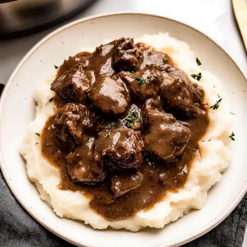 Instant Pot Beef Tips & Gravy